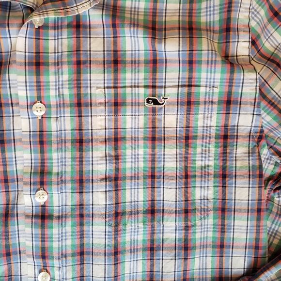 VINEYARD VINES MULTICOLOR PLAID BUTTON DOWN SIZE SMALL - Picture 7 of 7